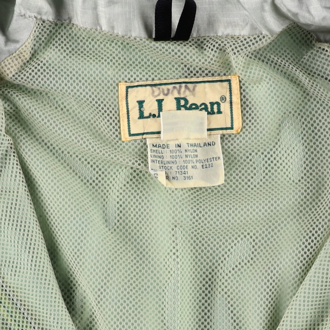 Vintage 70s-80'S LL Bean GORE-TEX Mountain Parka Shell Jacket, Men's XL Nylon turquoise blue Vintage Second Hand