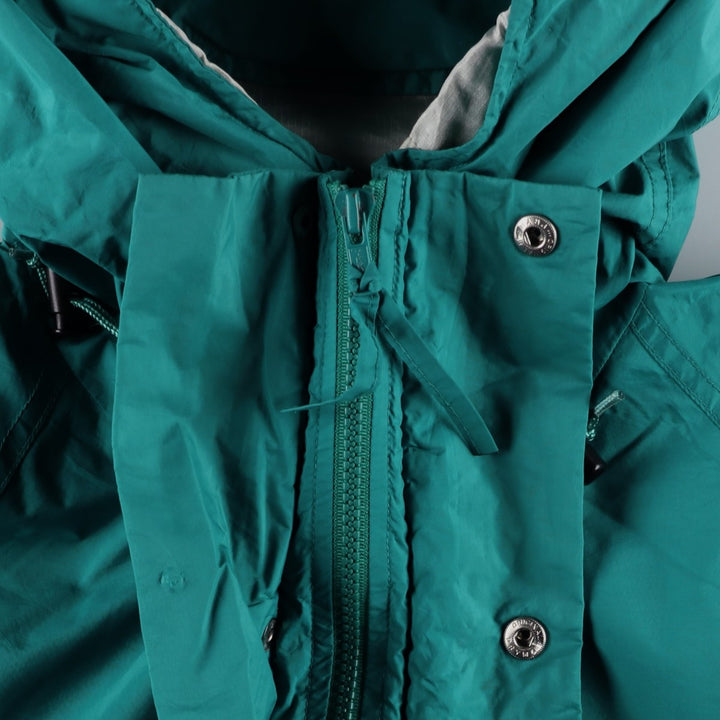 Vintage 70s-80'S LL Bean GORE-TEX Mountain Parka Shell Jacket, Men's XL Nylon turquoise blue Vintage Second Hand