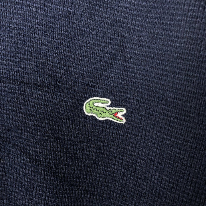 Lacoste LACOSTE SPORT acrylic and wool knit sweater, men's size L wool navy blue type Vintage Second Hand