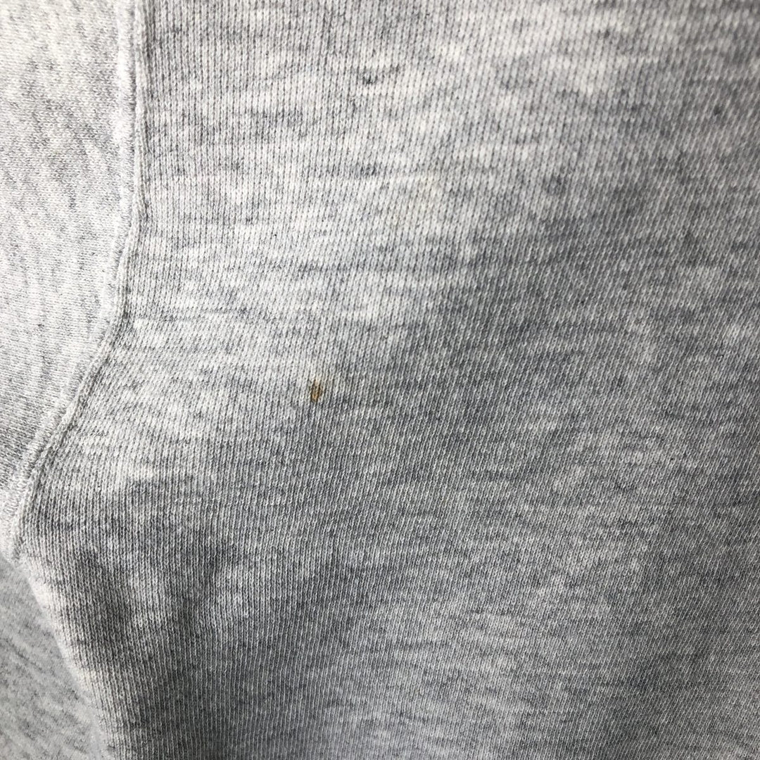 MICKEY MOUSE Mickey Mouse character sweatshirt, Made in USA, Men's size L cotton pale white type Vintage Second Hand