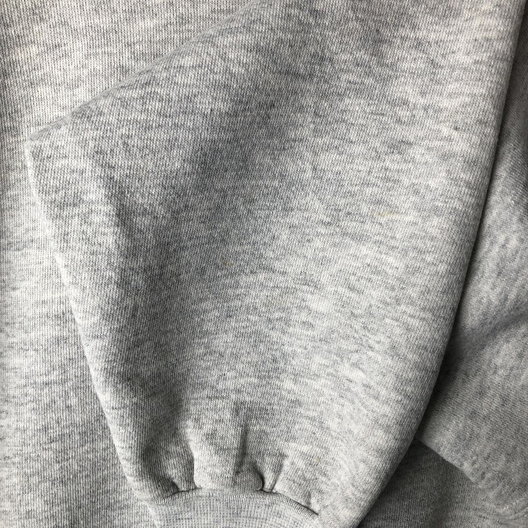 MICKEY MOUSE Mickey Mouse character sweatshirt, Made in USA, Men's size L cotton pale white type Vintage Second Hand
