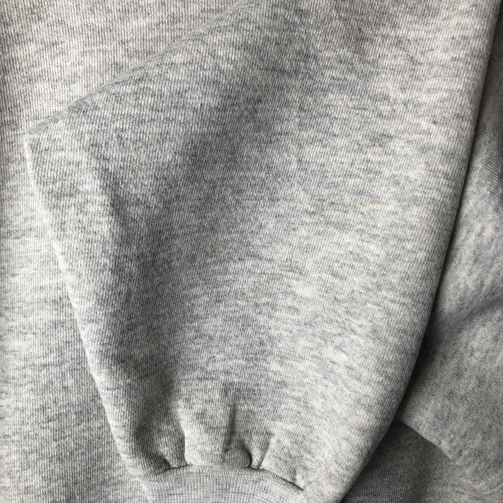 MICKEY MOUSE Mickey Mouse character sweatshirt, Made in USA, Men's size L cotton pale white type Vintage Second Hand