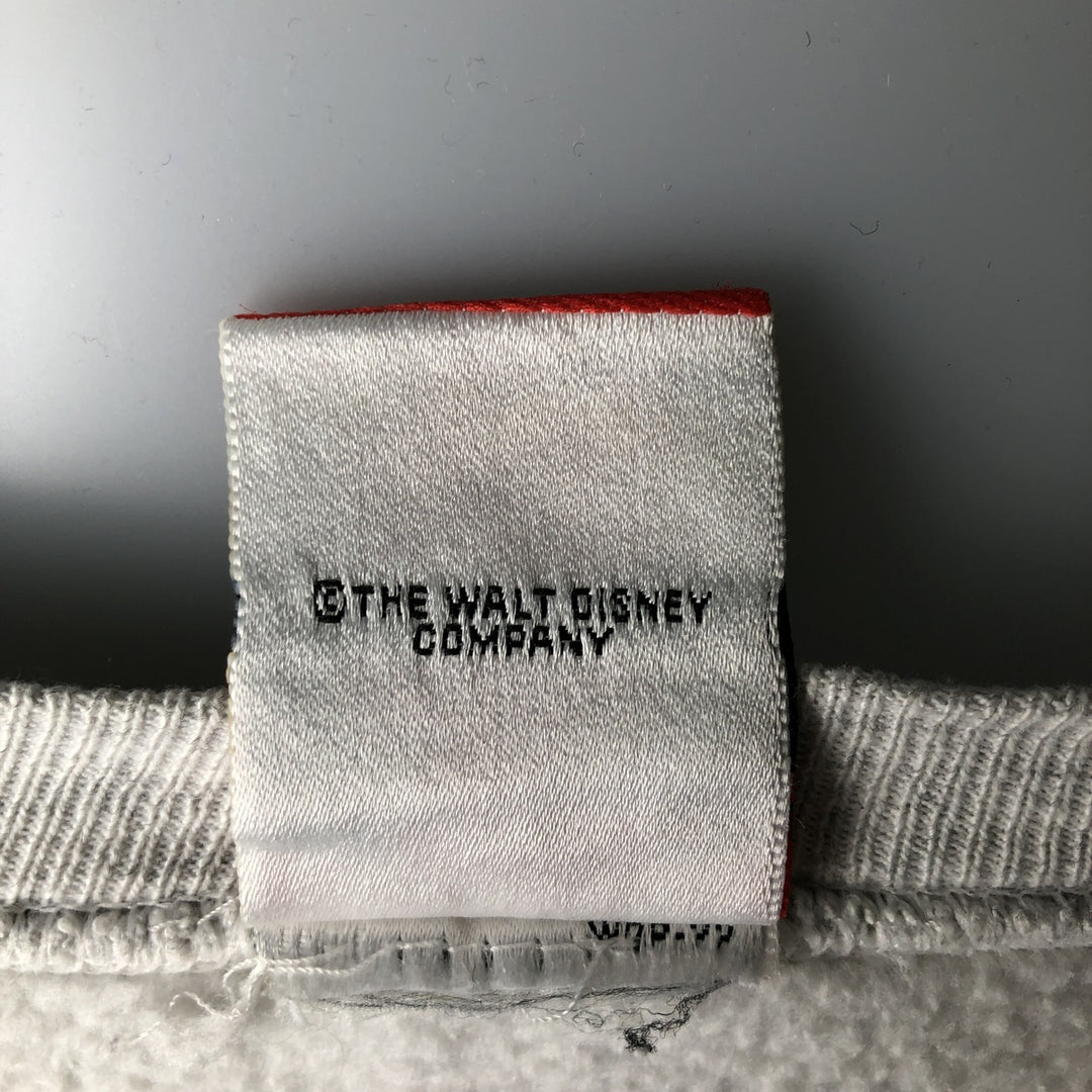Vintage 90'S MICKEY INC MICKEY MOUSE Mickey Mouse character sweatshirt, men's size XL unclear pale white type Vintage Second Hand