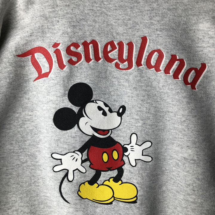 Vintage 90'S MICKEY INC MICKEY MOUSE Mickey Mouse character sweatshirt, men's size XL unclear pale white type Vintage Second Hand