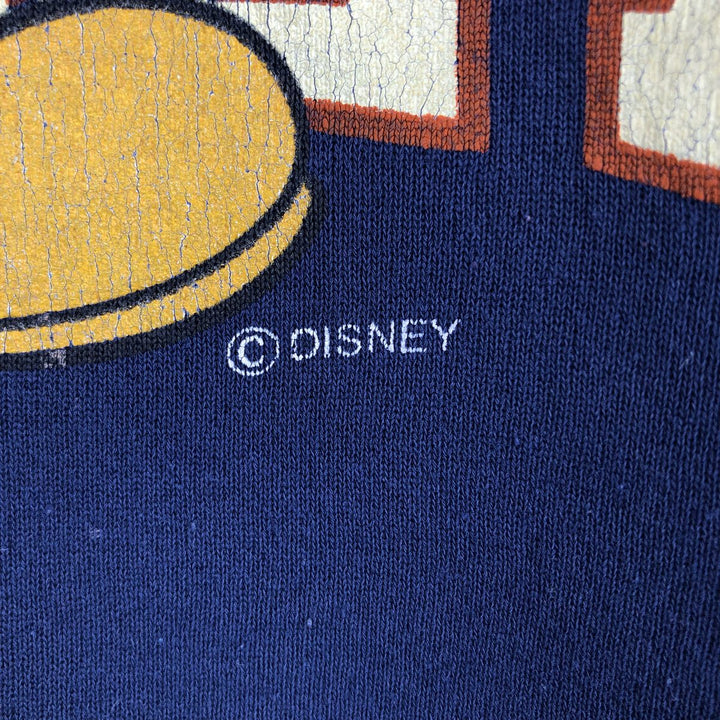Vintage 90'S Hanes Heavyweight Mickey Mouse Sweatshirt, Made in USA, Men's Size Large cotton navy blue type Vintage Second Hand