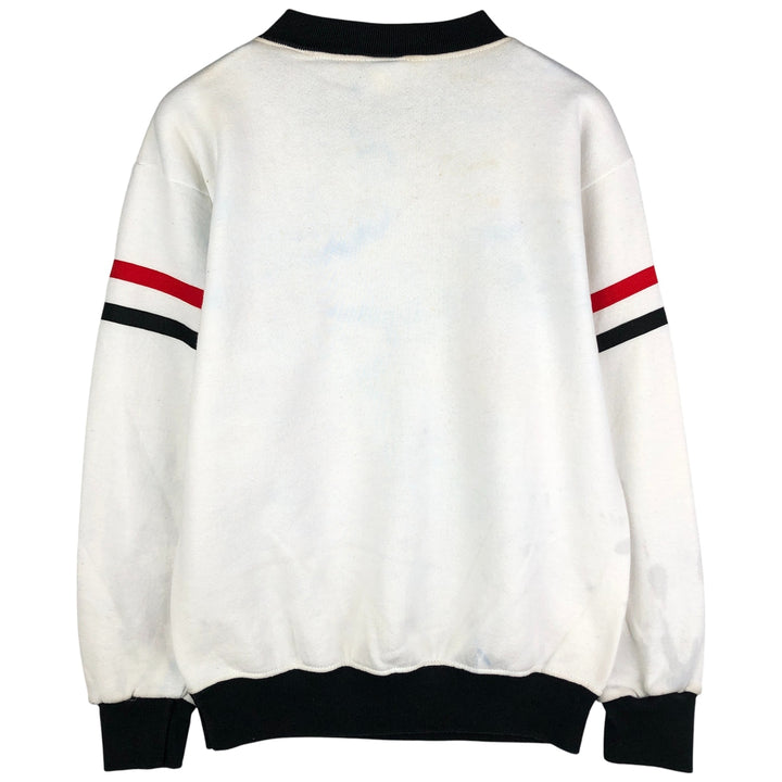 Vintage 1980'S Disney Mickey Mouse character sweatshirt, made in the USA, size M, men's cotton white type Vintage Second Hand