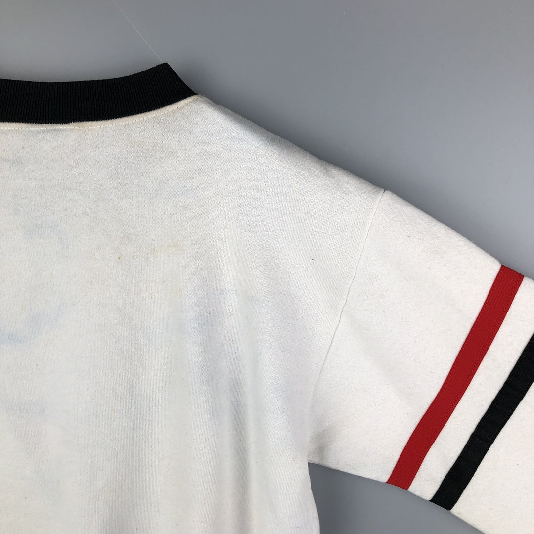 Vintage 1980'S Disney Mickey Mouse character sweatshirt, made in the USA, size M, men's cotton white type Vintage Second Hand