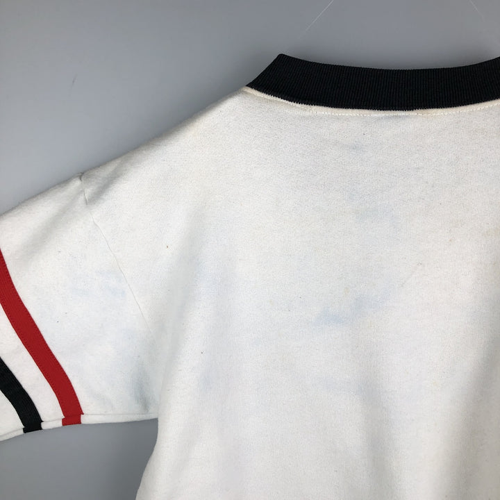 Vintage 1980'S Disney Mickey Mouse character sweatshirt, made in the USA, size M, men's cotton white type Vintage Second Hand