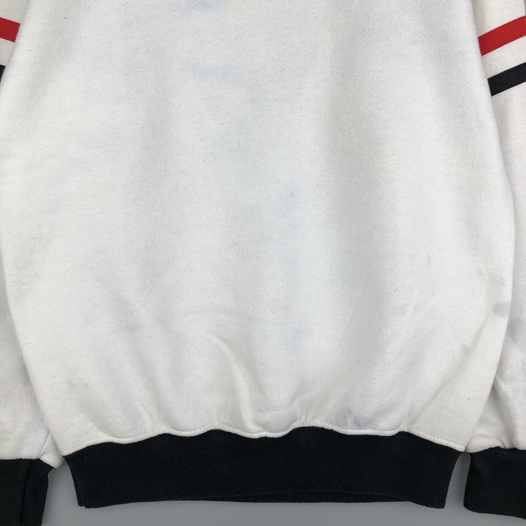 Vintage 1980'S Disney Mickey Mouse character sweatshirt, made in the USA, size M, men's cotton white type Vintage Second Hand