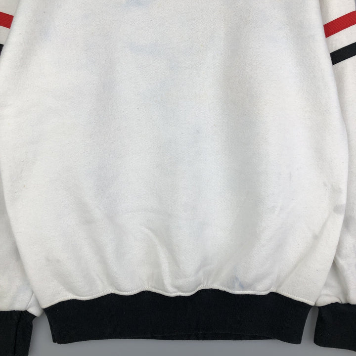 Vintage 1980'S Disney Mickey Mouse character sweatshirt, made in the USA, size M, men's cotton white type Vintage Second Hand