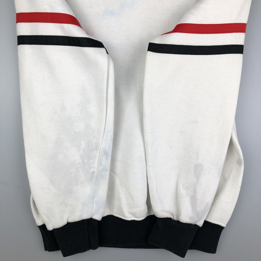 Vintage 1980'S Disney Mickey Mouse character sweatshirt, made in the USA, size M, men's cotton white type Vintage Second Hand