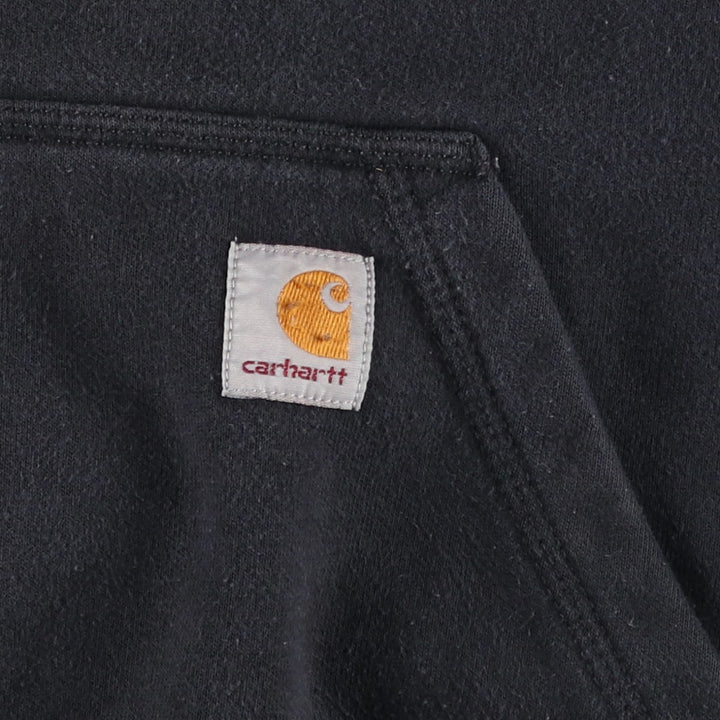 Carhartt Loose Fit Pullover Hoodie, Men's Size L, Long Sleeve cotton black type Vintage Second Hand