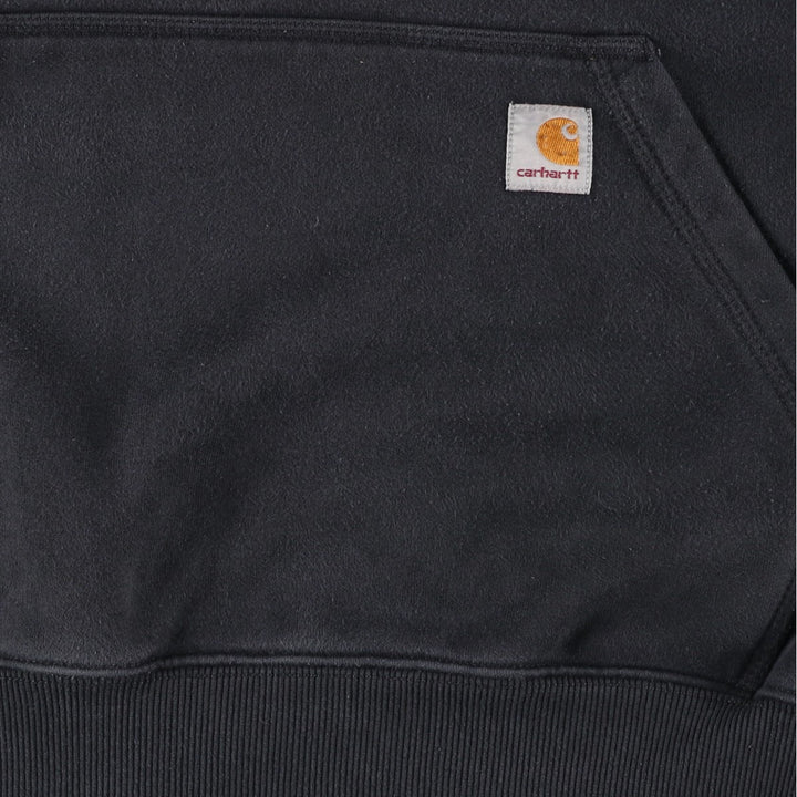 Carhartt Loose Fit Pullover Hoodie, Men's Size L, Long Sleeve cotton black type Vintage Second Hand