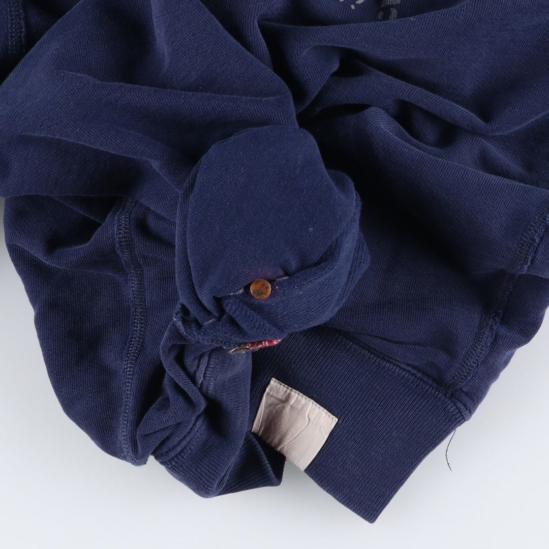 Ralph Lauren POLO by Ralph Lauren Stars and Stripes Pullover Hoodie, Men's Size Small cotton navy blue type Vintage Second Hand