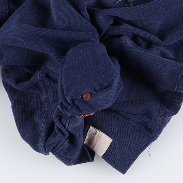Ralph Lauren POLO by Ralph Lauren Stars and Stripes Pullover Hoodie, Men's Size Small cotton navy blue type Vintage Second Hand