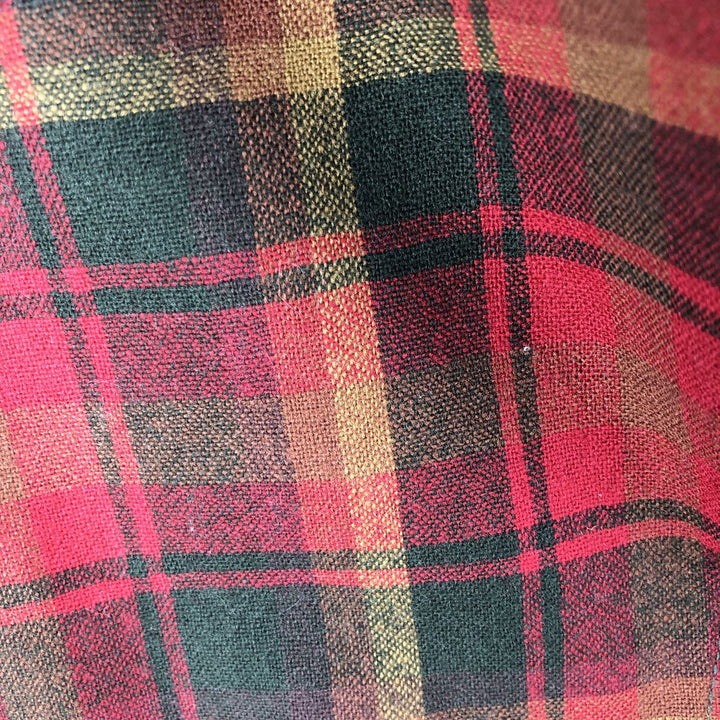 2000'S Pendleton Trail Shirt, Check Pattern, Wool Shirt, Men's Size L wool red type reddish brown Vintage Second Hand