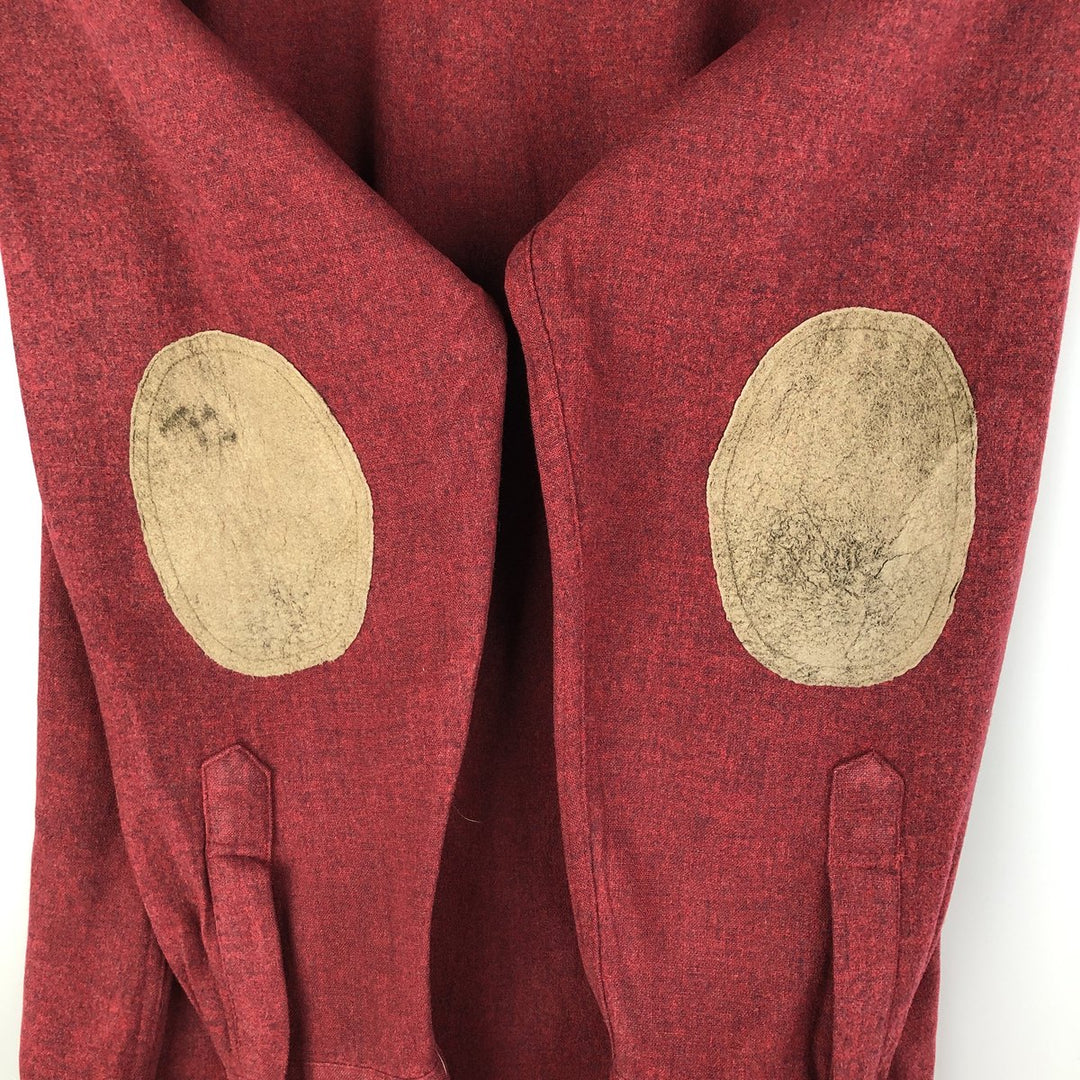 Pendleton wool shirt, men's size L wool burgundy type Vintage Second Hand