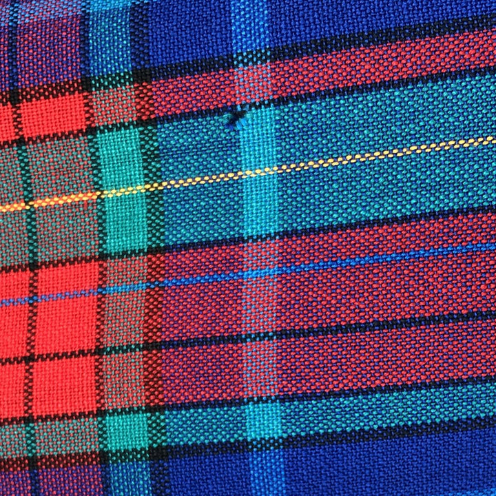 Vintage 1970'S Pendleton Check Pattern Button-Down Wool Shirt, Made in USA, Men's Size Medium wool green type Vintage Second Hand