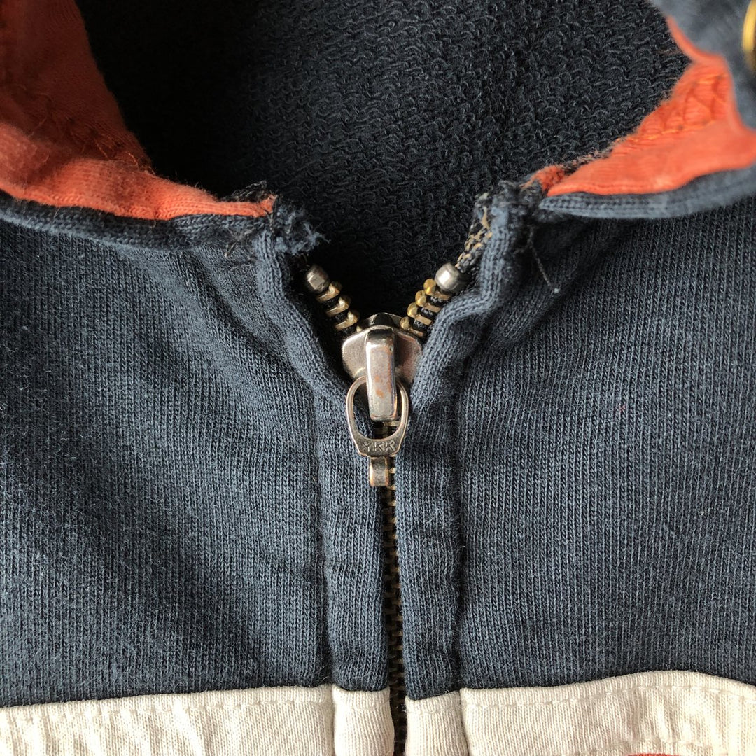 Harley-Davidson Men's Full-Zip Hoodie (XL) cotton black type Vintage Second Hand