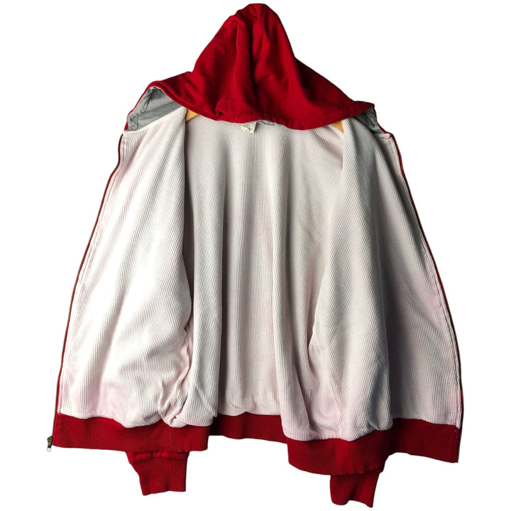 Dickies Sweat Full Zip Hoodie Men's XL cotton red type Vintage Second Hand