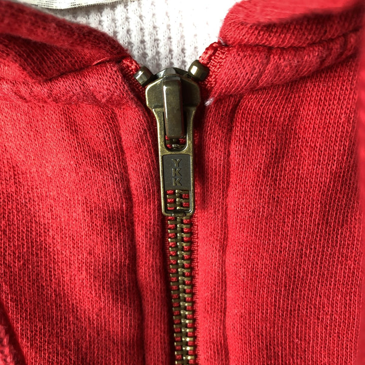 Dickies Sweat Full Zip Hoodie Men's XL cotton red type Vintage Second Hand