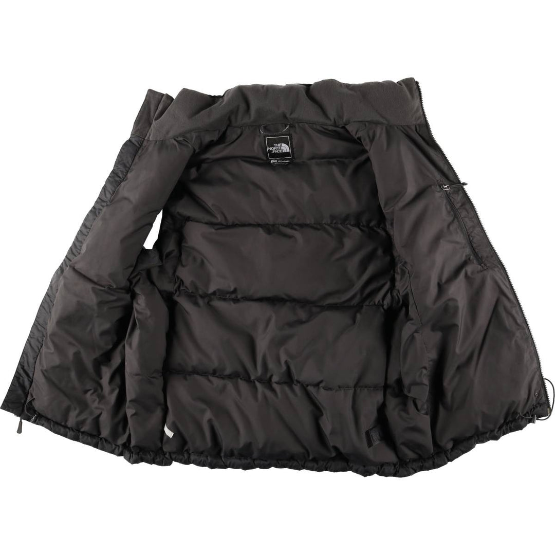 The North Face 550 Fill Power Goose Down Vest, Men's Size Medium polyester Charcoal Vintage Second Hand