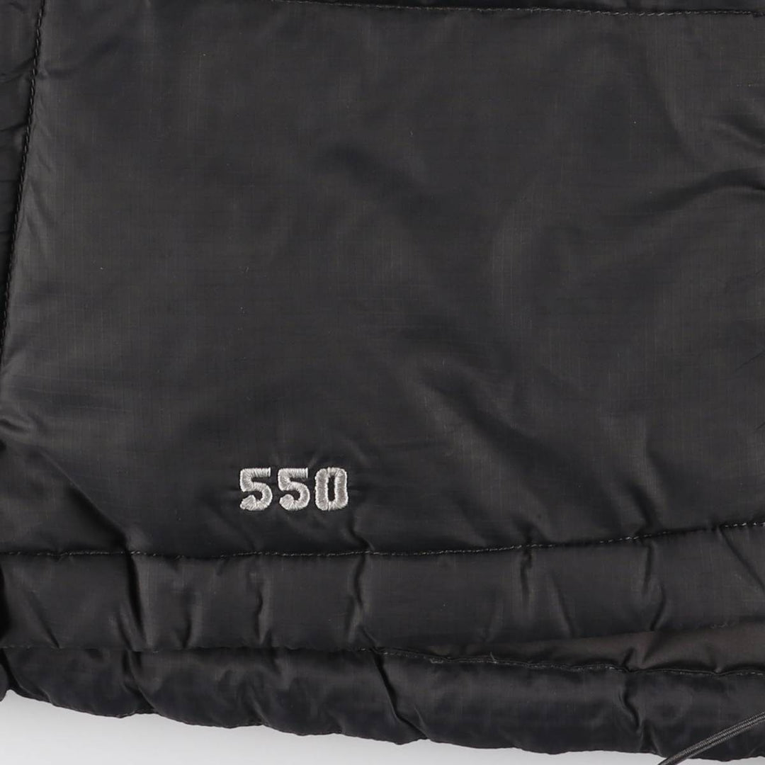 The North Face 550 Fill Power Goose Down Vest, Men's Size Medium polyester Charcoal Vintage Second Hand