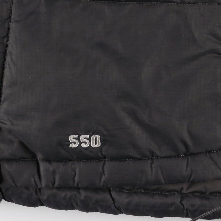 The North Face 550 Fill Power Goose Down Vest, Men's Size Medium polyester Charcoal Vintage Second Hand