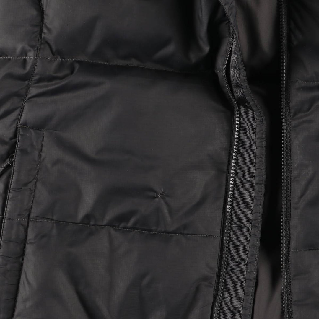 The North Face 550 Fill Power Goose Down Vest, Men's Size Medium polyester Charcoal Vintage Second Hand