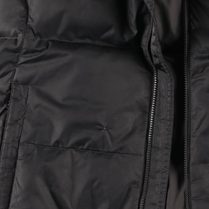 The North Face 550 Fill Power Goose Down Vest, Men's Size Medium polyester Charcoal Vintage Second Hand