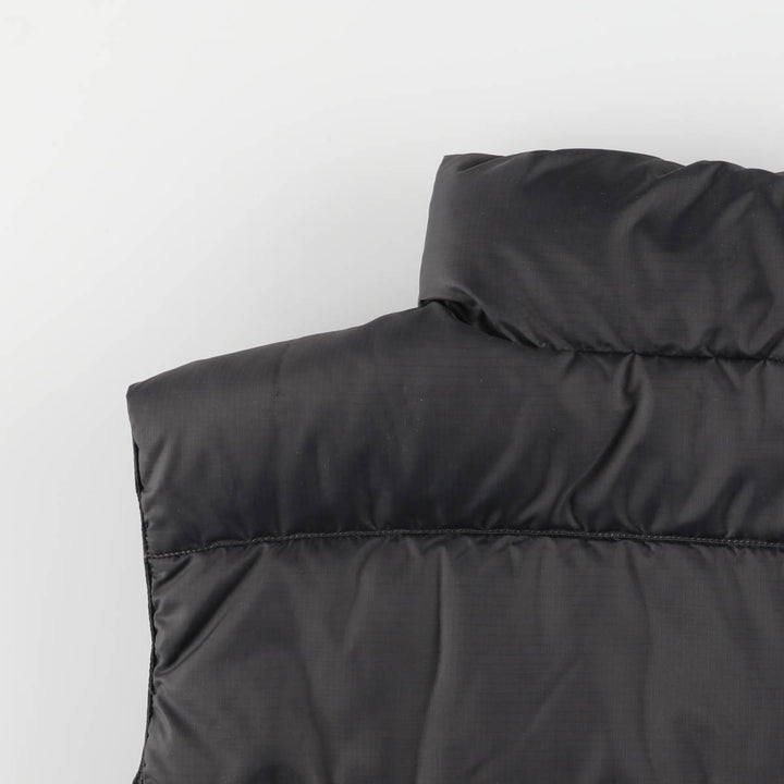 The North Face 550 Fill Power Goose Down Vest, Men's Size Medium polyester Charcoal Vintage Second Hand