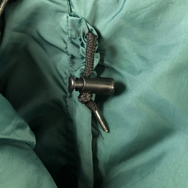 Eddie Bauer Goose Down Vest, Men's Size L polyester navy blue type Vintage Second Hand