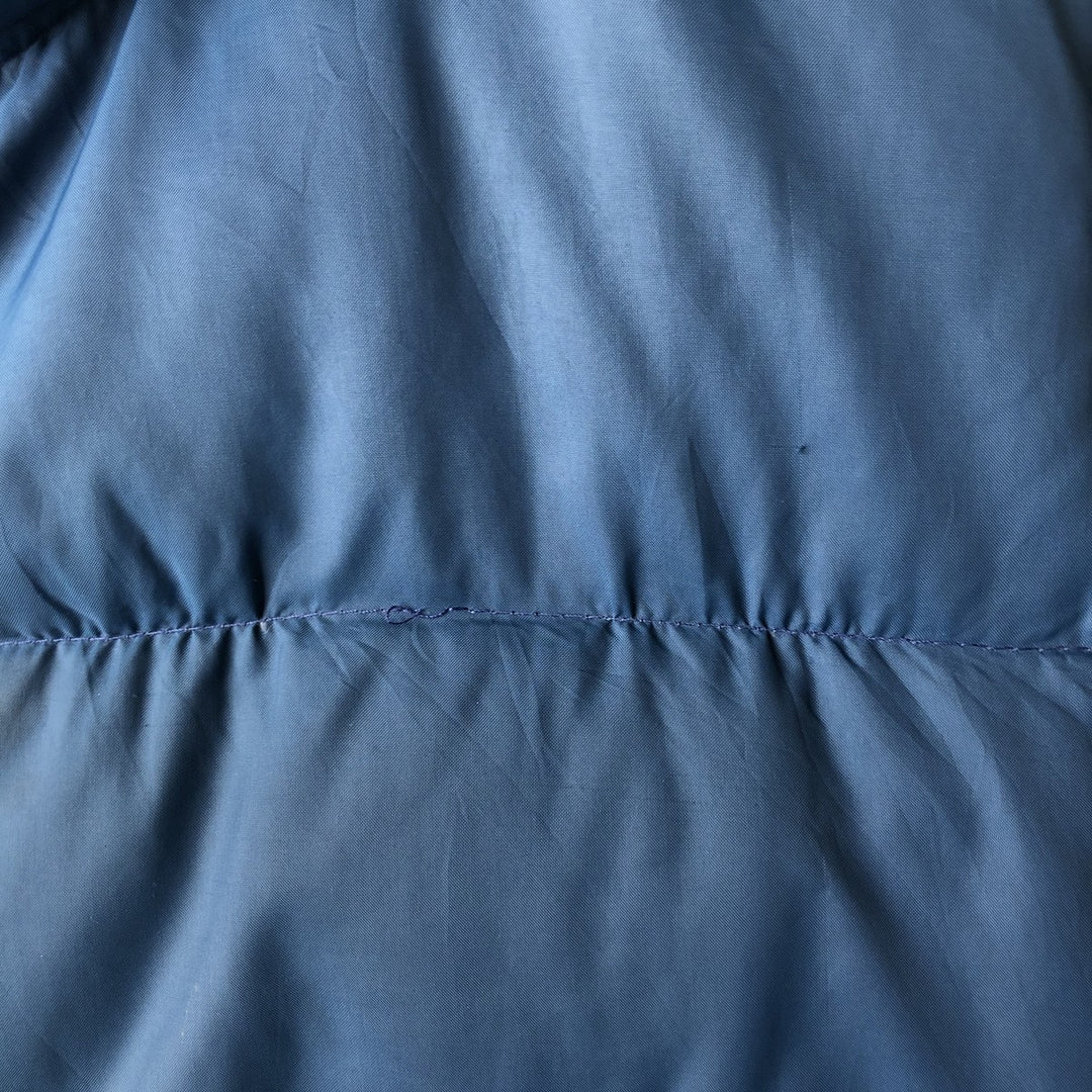 Vintage 90'S Robinson's down vest, made in the USA, size L, men's Nylon blue type Vintage Second Hand