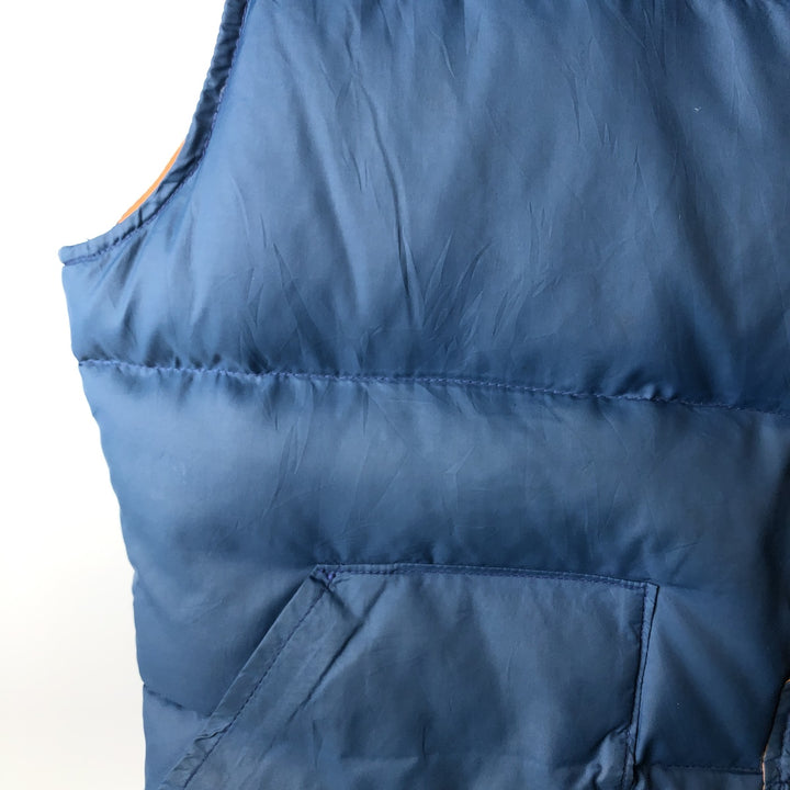 Vintage 90'S Robinson's down vest, made in the USA, size L, men's Nylon blue type Vintage Second Hand