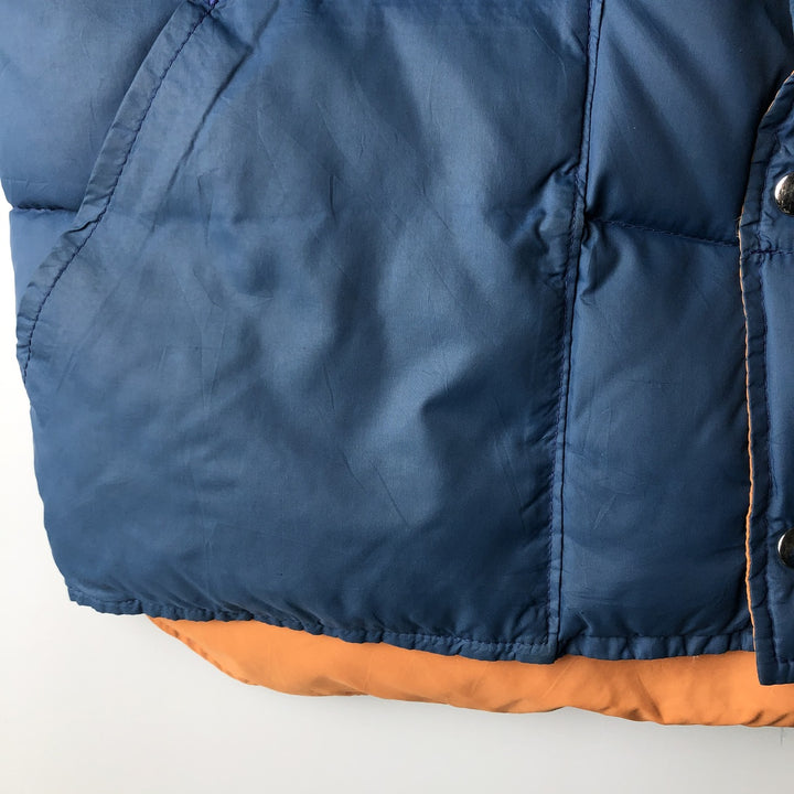 Vintage 90'S Robinson's down vest, made in the USA, size L, men's Nylon blue type Vintage Second Hand