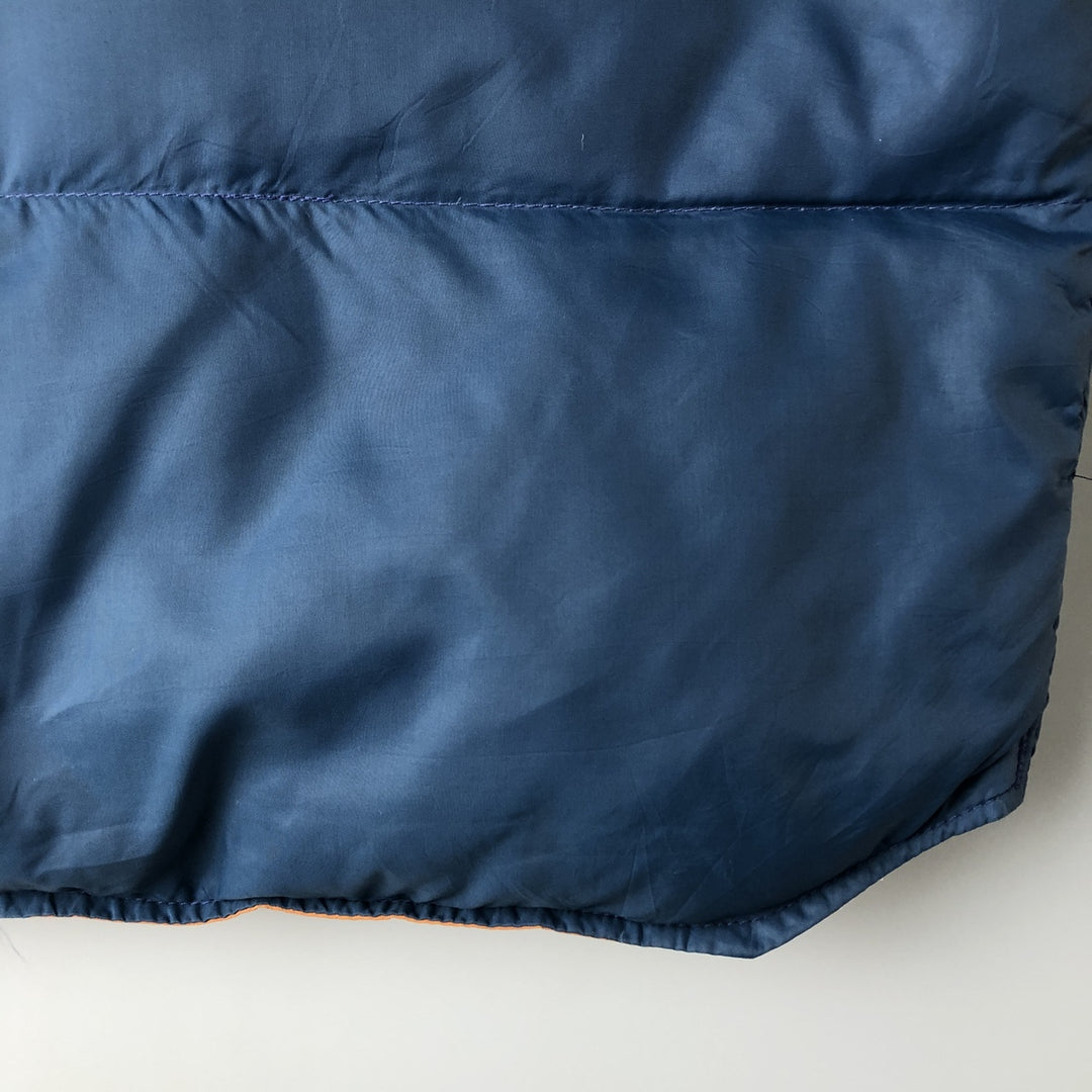Vintage 90'S Robinson's down vest, made in the USA, size L, men's Nylon blue type Vintage Second Hand