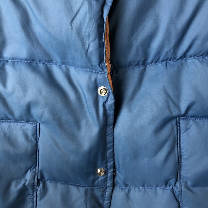 Vintage 90'S Robinson's down vest, made in the USA, size L, men's Nylon blue type Vintage Second Hand