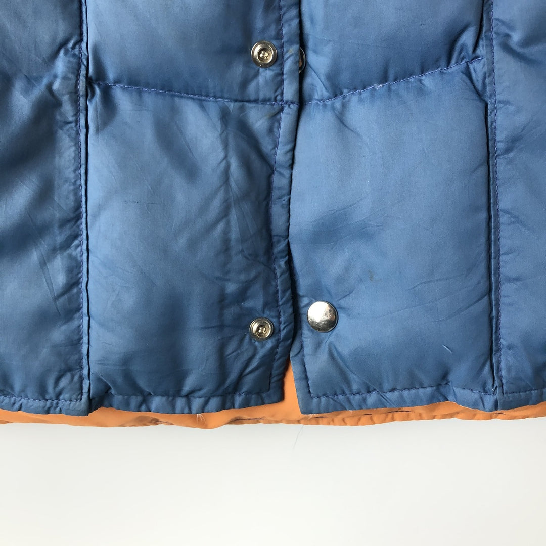 Vintage 90'S Robinson's down vest, made in the USA, size L, men's Nylon blue type Vintage Second Hand