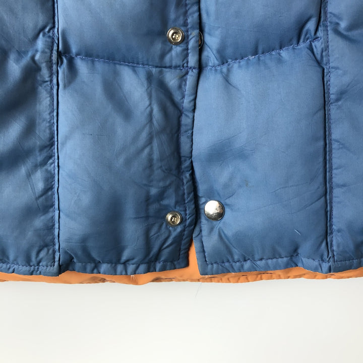 Vintage 90'S Robinson's down vest, made in the USA, size L, men's Nylon blue type Vintage Second Hand