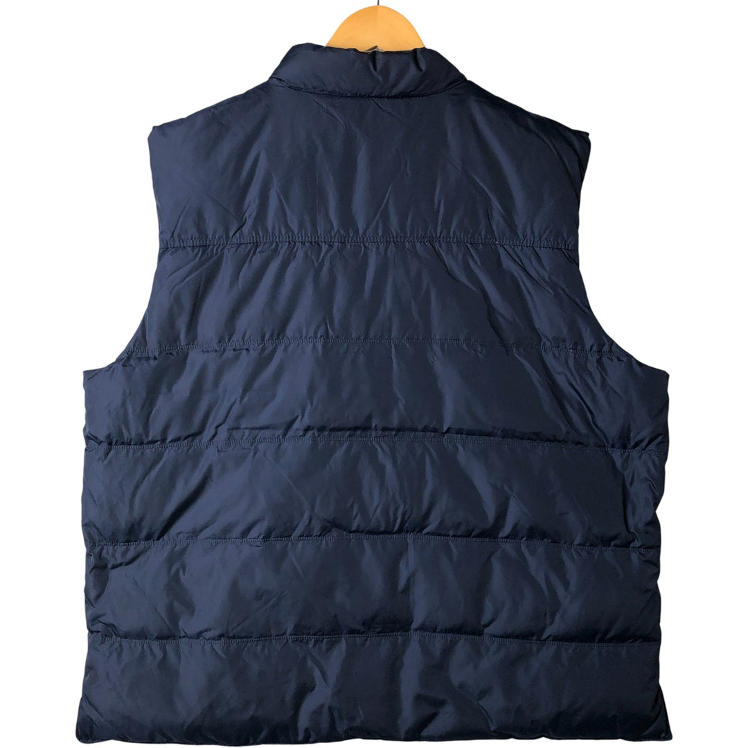 Orvis Down Vest, Men's XL Nylon navy blue type Vintage Second Hand