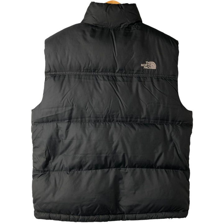 The North Face 550 Fill Power Goose Down Vest, Men's Size Medium Nylon black type Vintage Second Hand