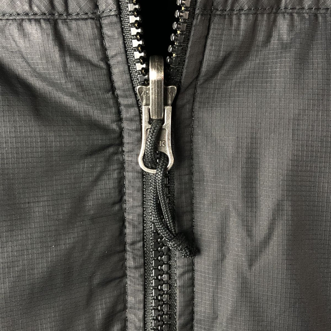 The North Face 550 Fill Power Goose Down Vest, Men's Size Medium Nylon black type Vintage Second Hand