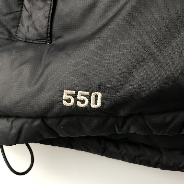 The North Face 550 Fill Power Goose Down Vest, Men's Size Medium Nylon black type Vintage Second Hand