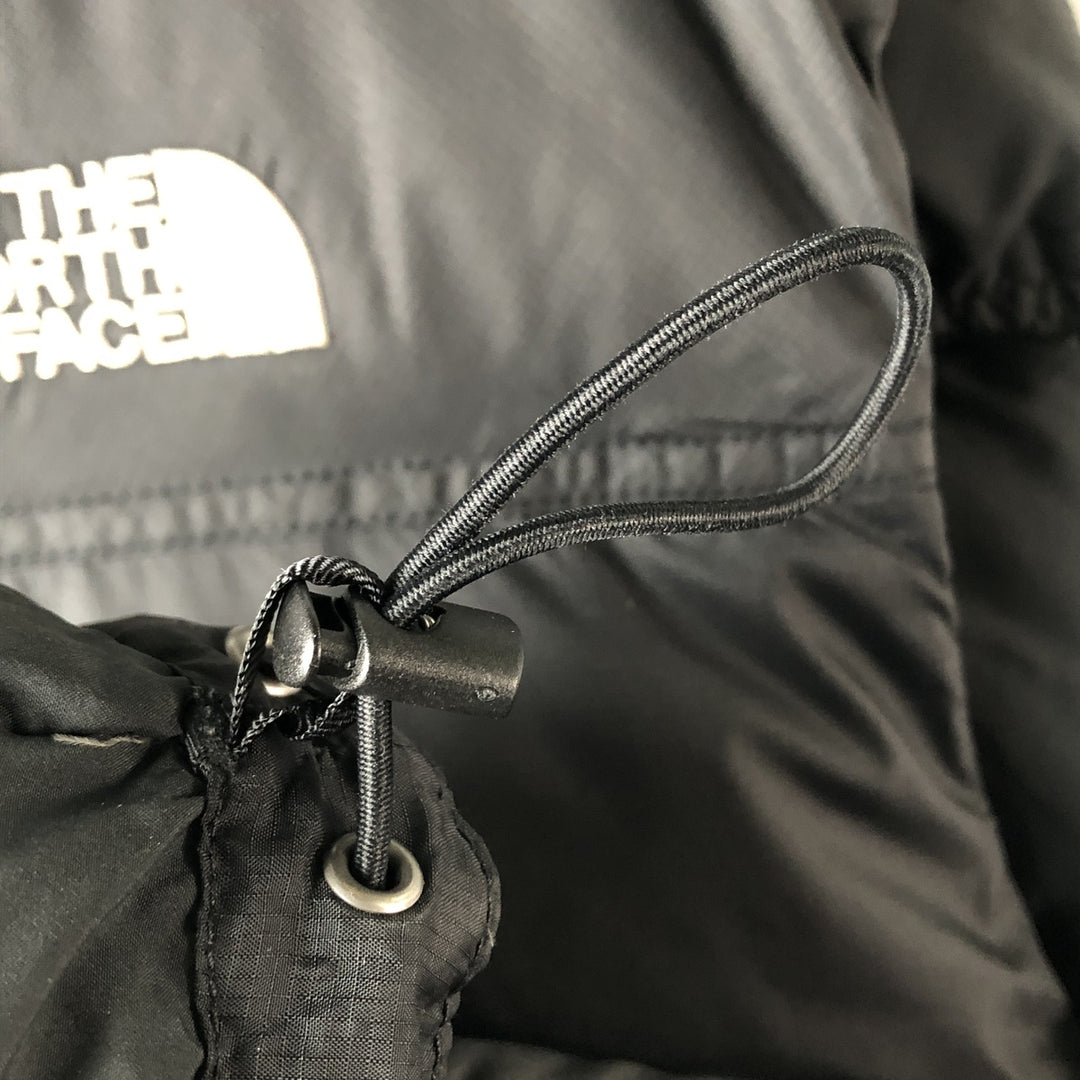 The North Face 550 Fill Power Goose Down Vest, Men's Size Medium Nylon black type Vintage Second Hand