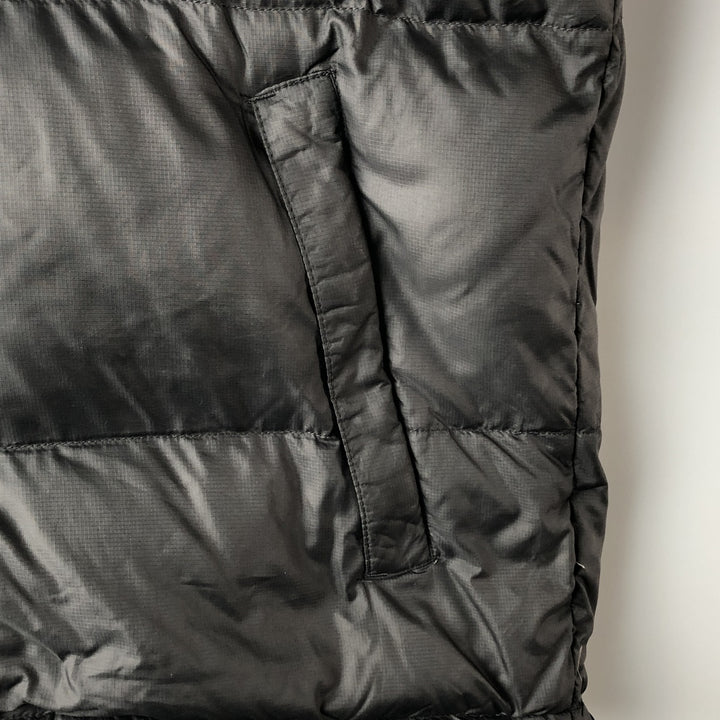 The North Face 550 Fill Power Goose Down Vest, Men's Size Medium Nylon black type Vintage Second Hand