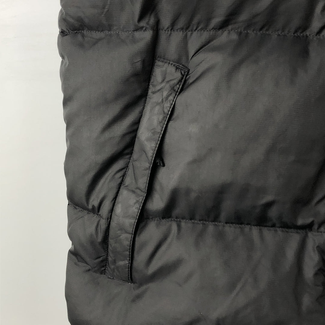 The North Face 550 Fill Power Goose Down Vest, Men's Size Medium Nylon black type Vintage Second Hand