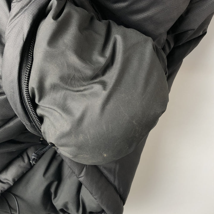 The North Face 550 Fill Power Goose Down Vest, Men's Size Medium Nylon black type Vintage Second Hand