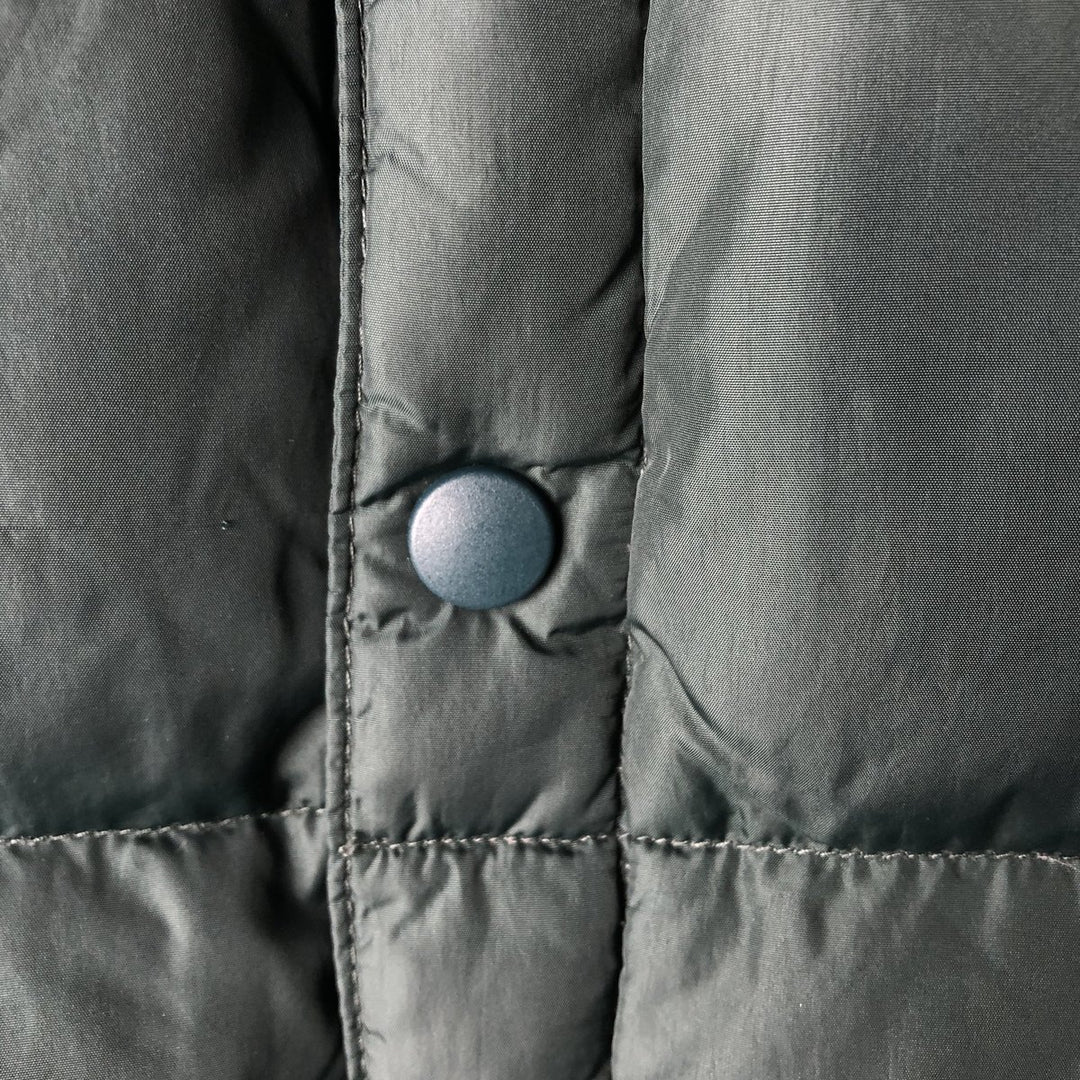 Lands' End Goose Down Vest, Men's XL Nylon blue type Vintage Second Hand