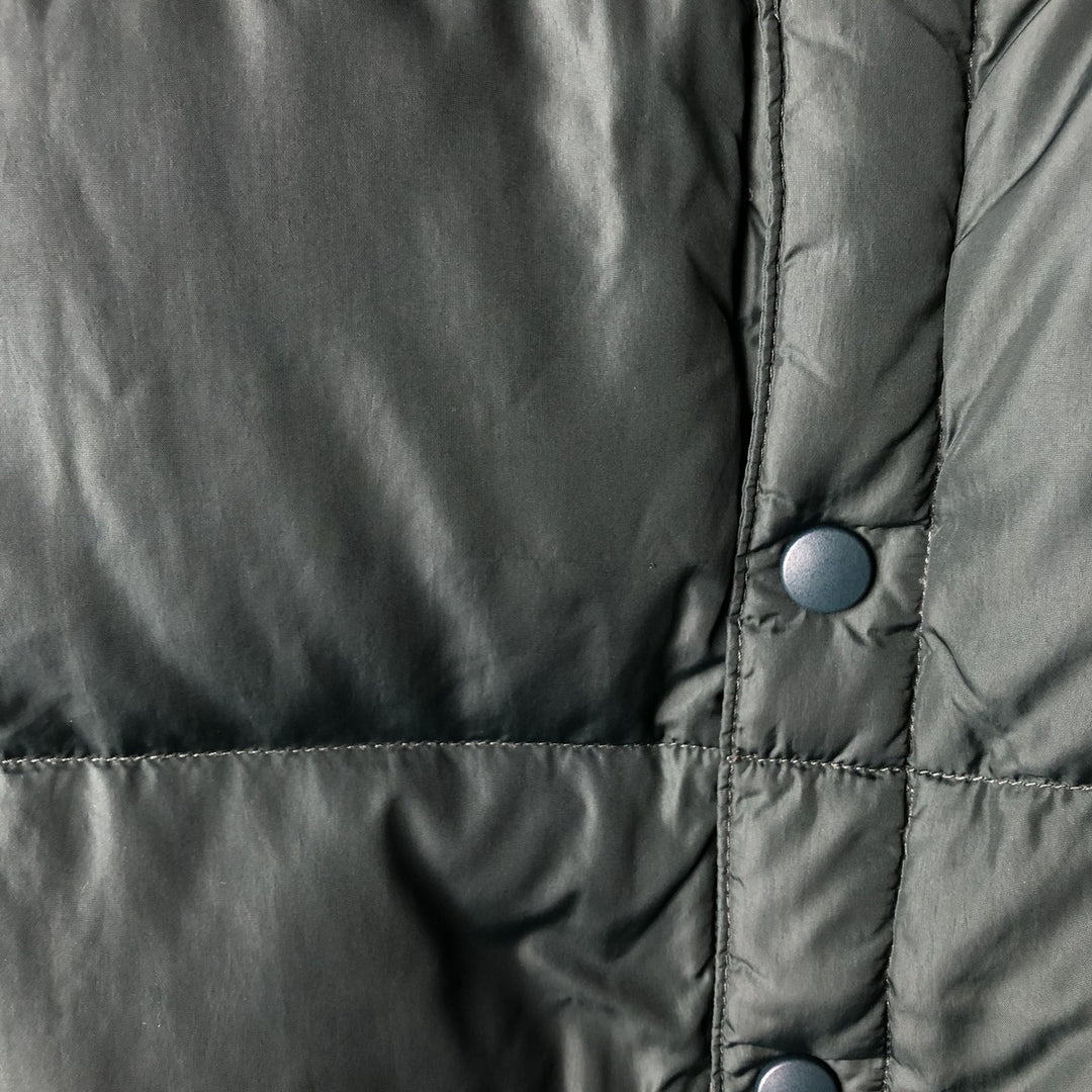 Lands' End Goose Down Vest, Men's XL Nylon blue type Vintage Second Hand