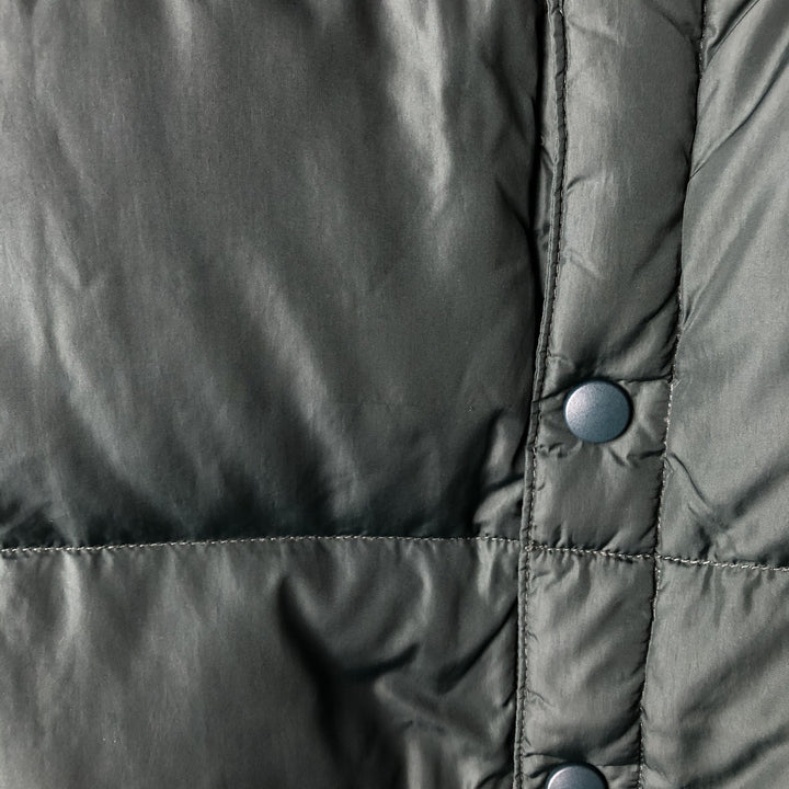 Lands' End Goose Down Vest, Men's XL Nylon blue type Vintage Second Hand